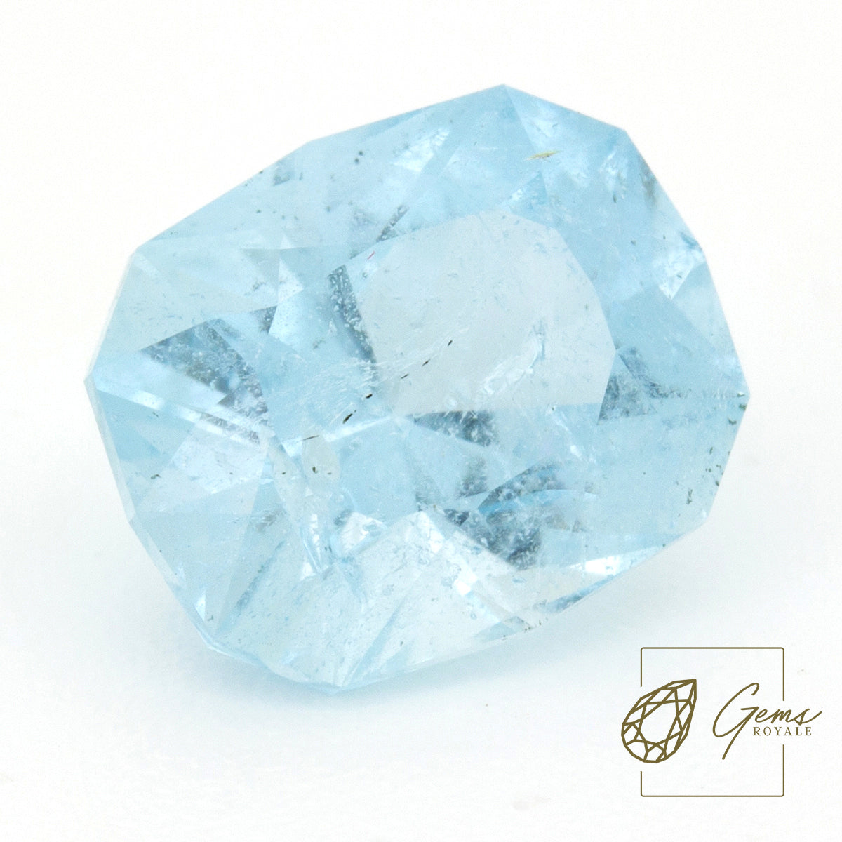 Cushion cut Aquamarine, 2.87 carats