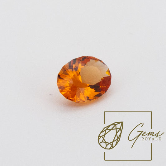 Oval brilliant Spessartine (Mandarin) Garnet, 0.60 ct