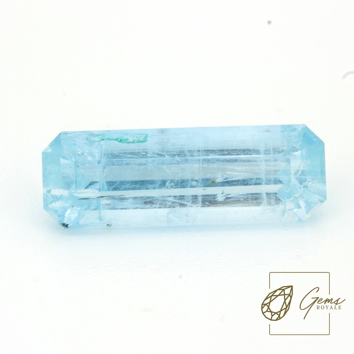 Emerald cut Aquamarine 2.37 ct