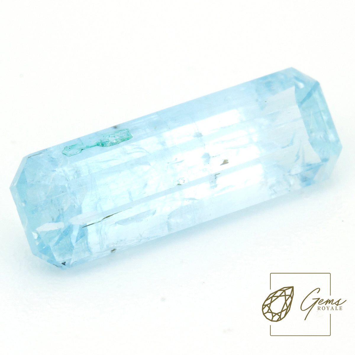 Emerald cut Aquamarine 2.37 ct