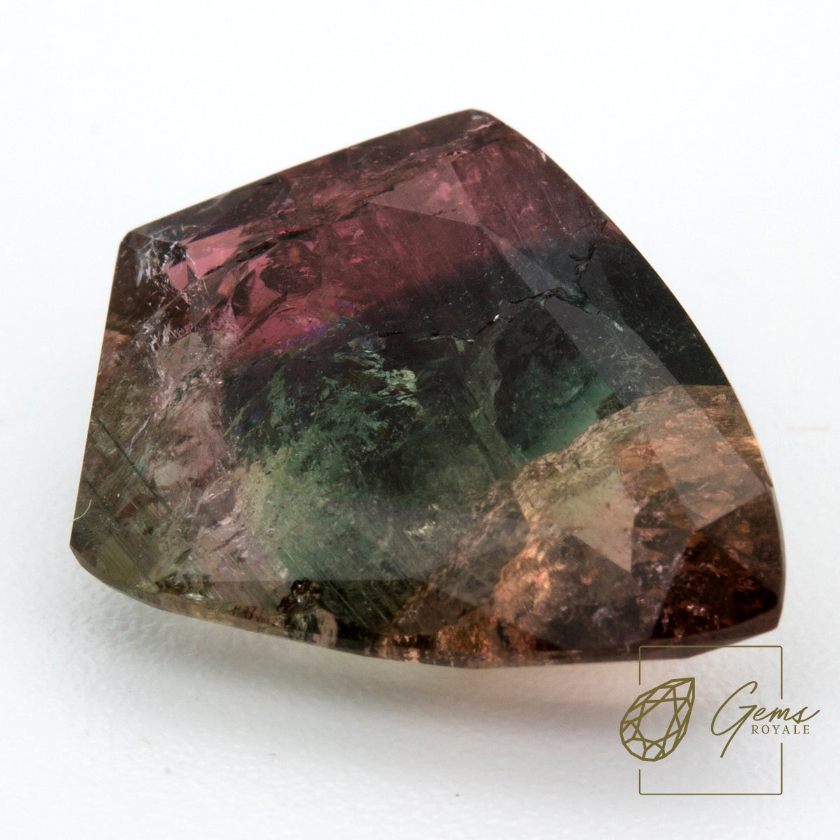 Shield cut Tourmaline 6.25 Ct