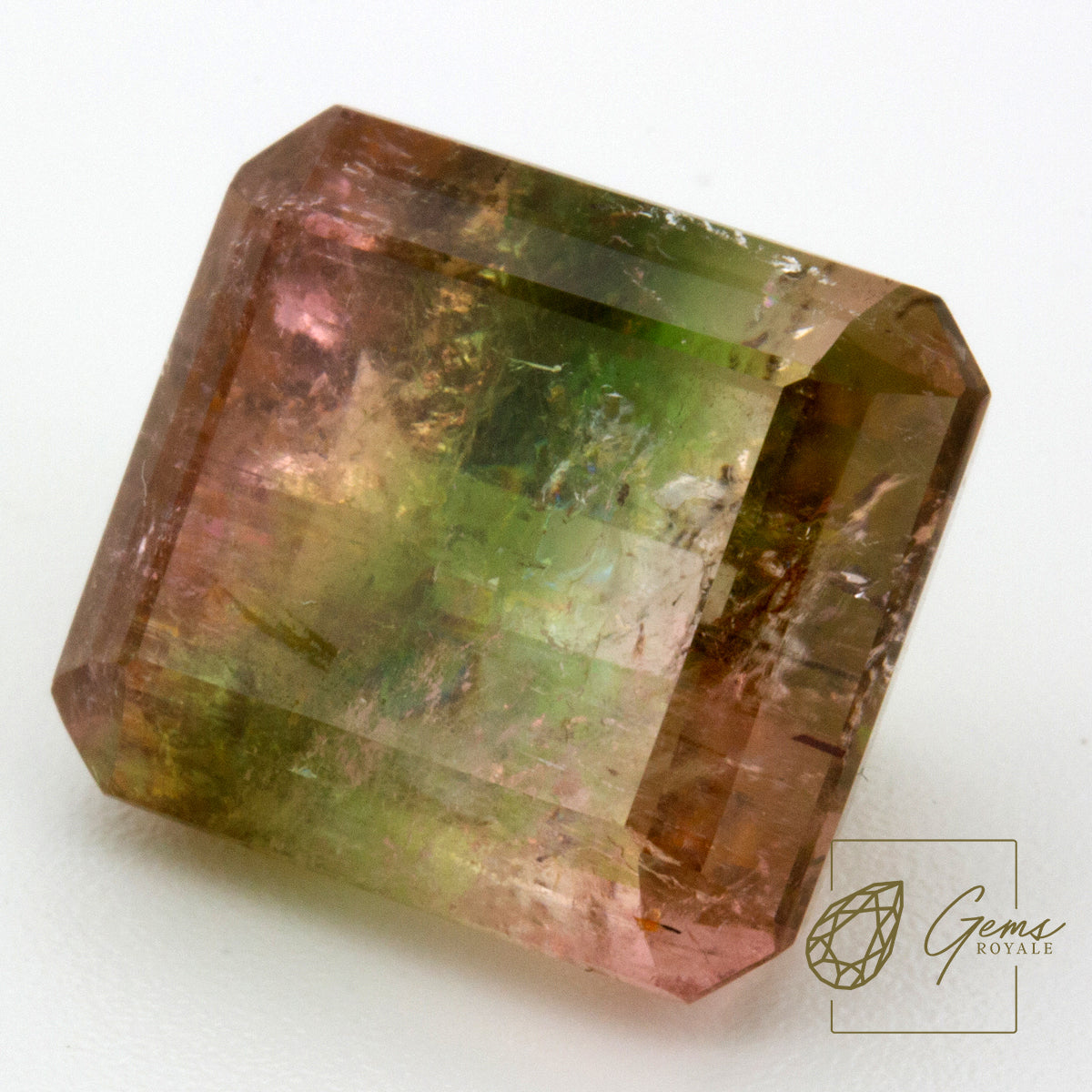 Emerald cut Tourmaline 17.68 Ct