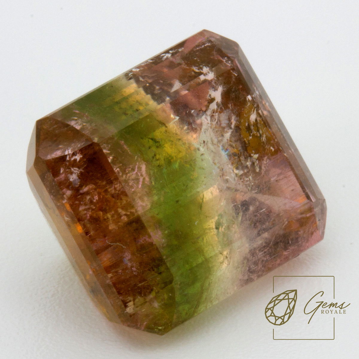 Emerald cut Tourmaline 17.68 Ct