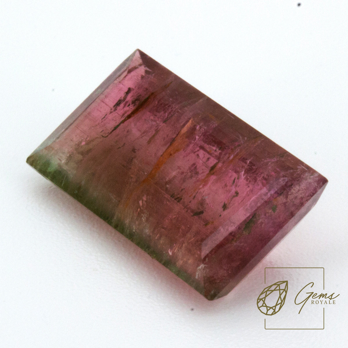Emerald cut Tourmaline 9.41 Ct