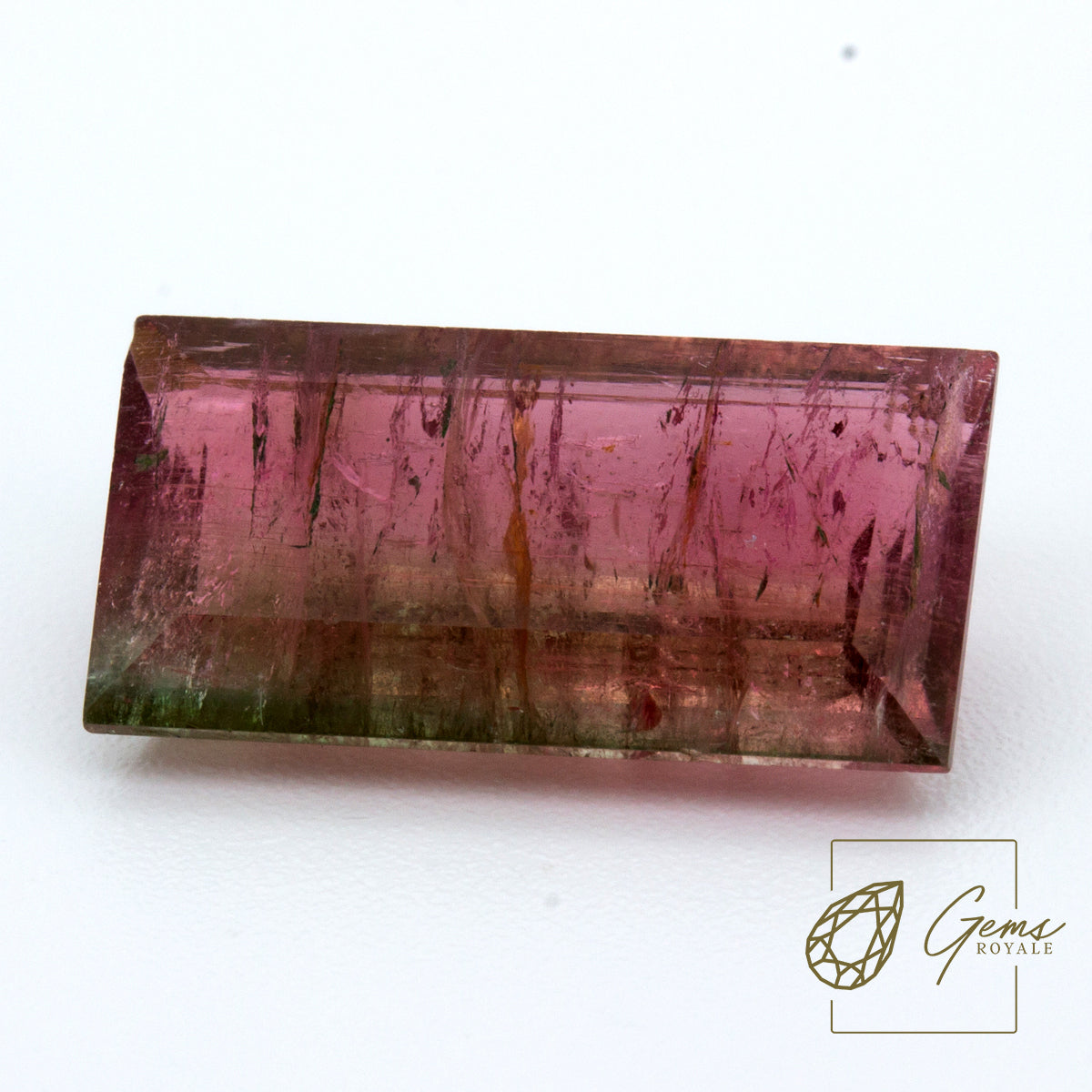 Emerald cut Tourmaline 9.41 Ct