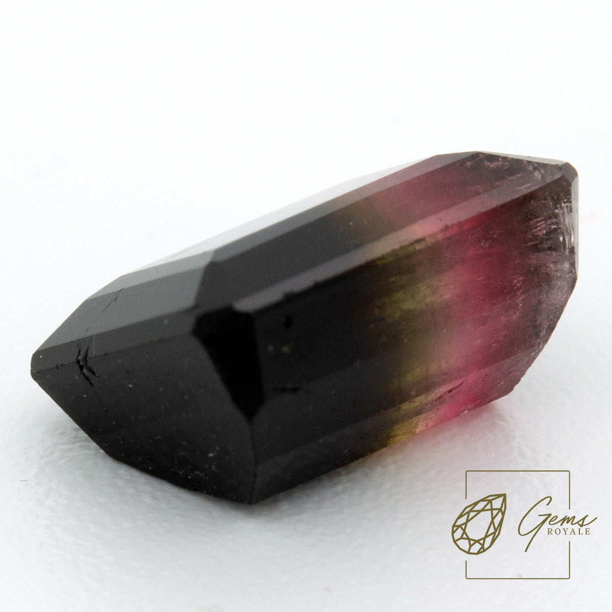 Emerald cut Tourmaline 3.38 Ct