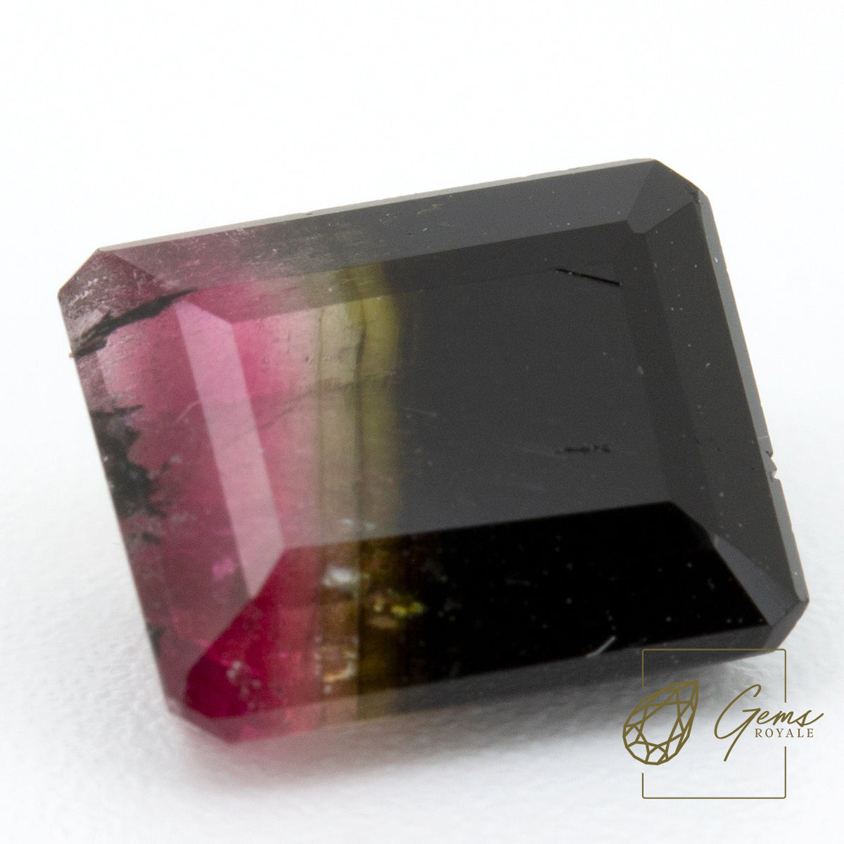 Emerald cut Tourmaline 3.38 Ct