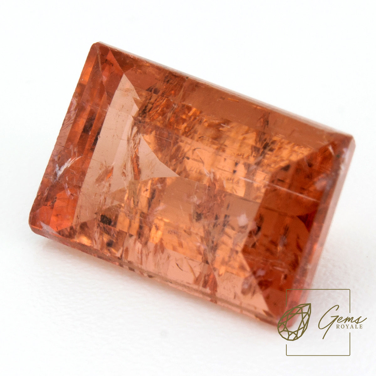 Emerald cut Tourmaline 5.33 Ct