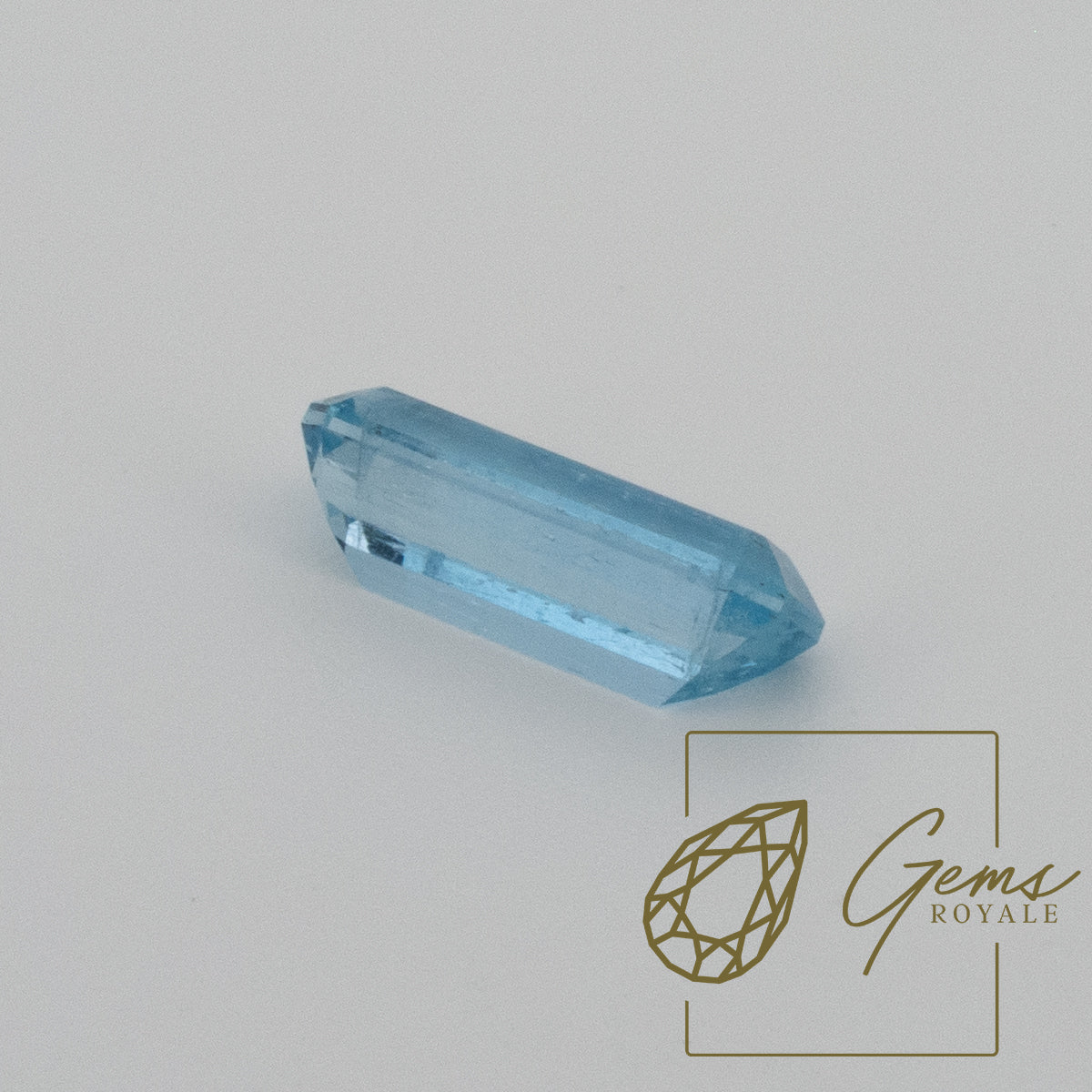 Emerald cut Aquamarine 1.63 ct