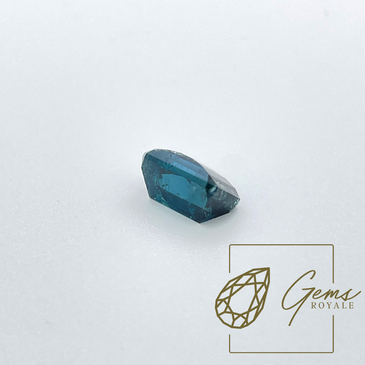 Pixel cut indicolite Tourmaline 2.38 ct