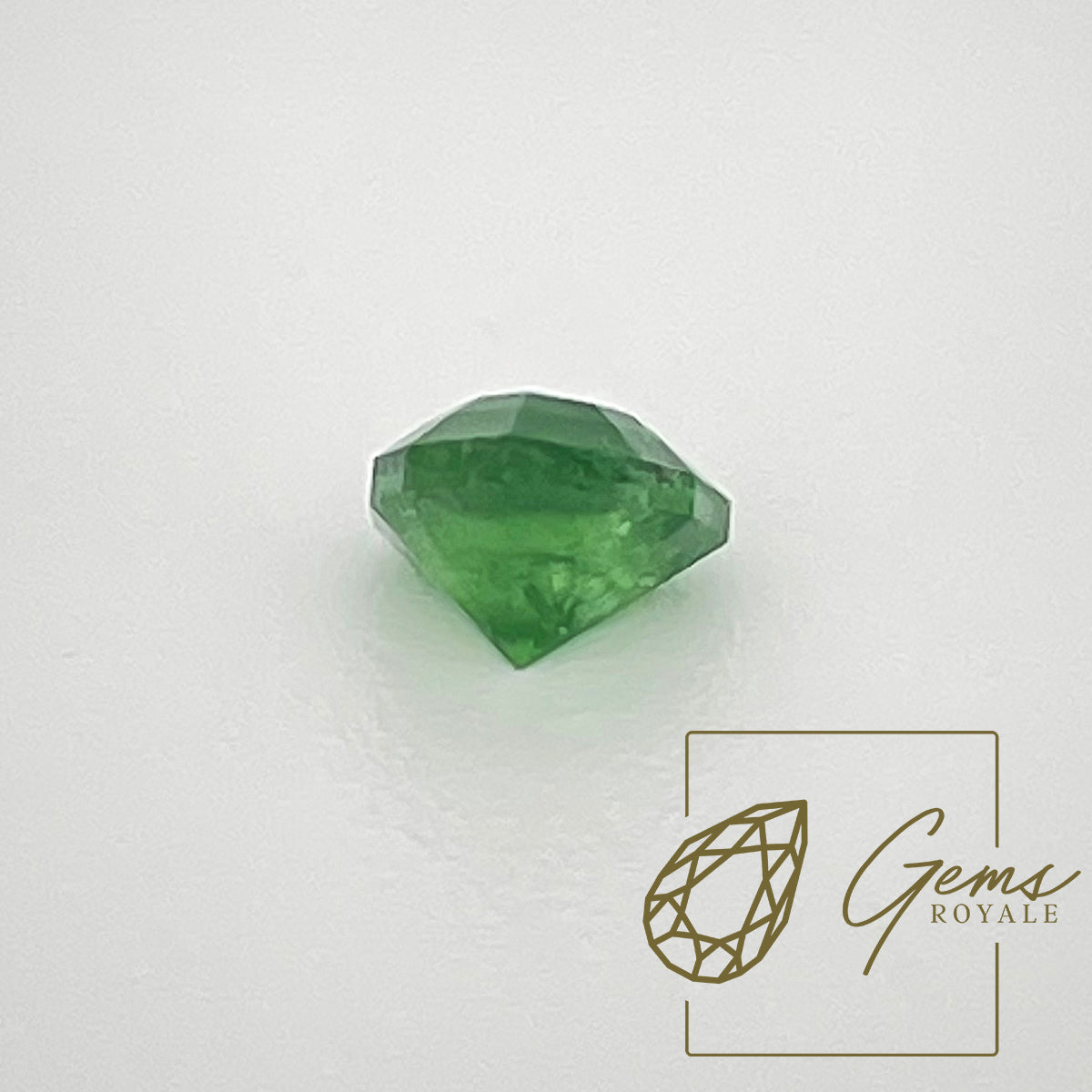 Trillion cut Tsavorite garnet 0.59 ct