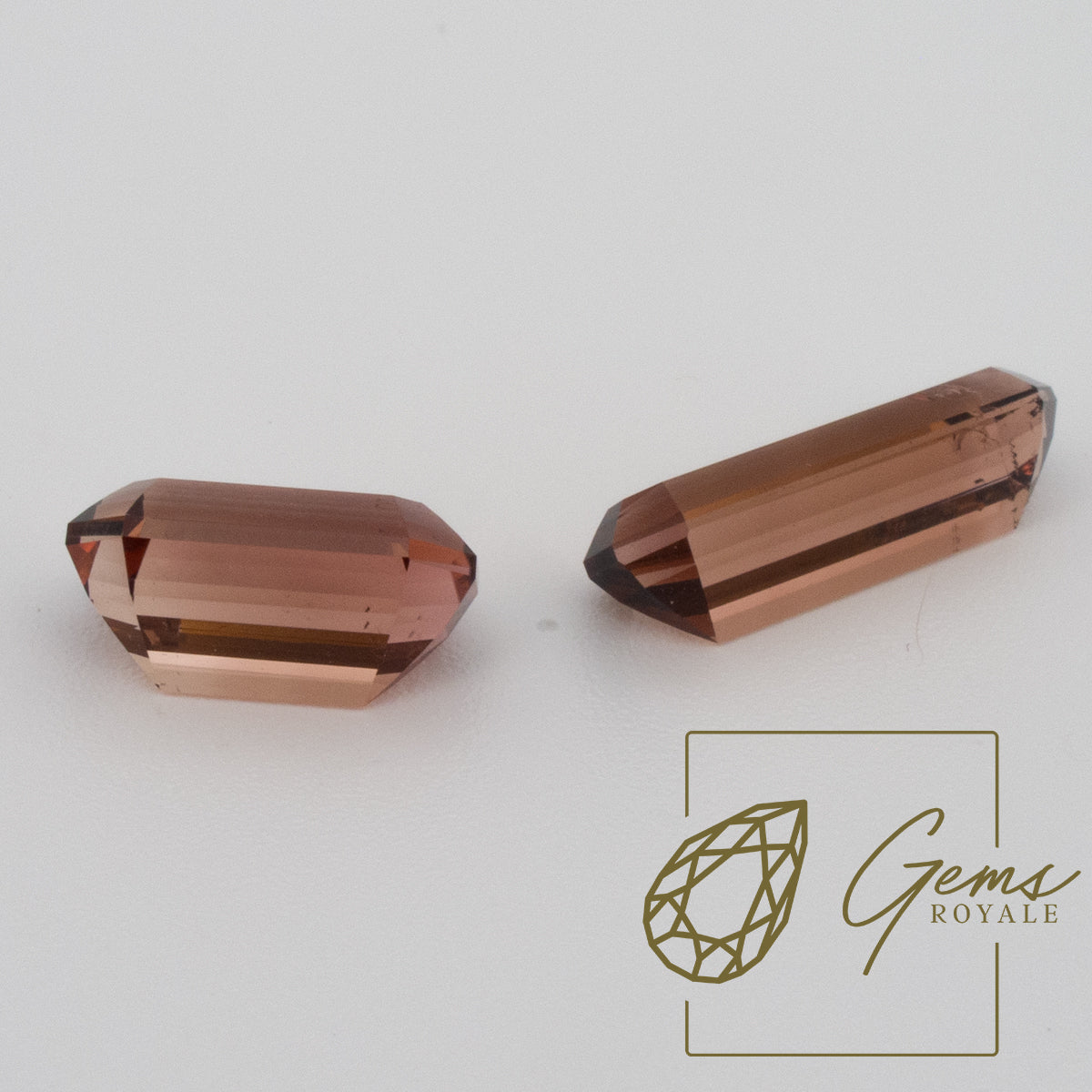 Tourmaline pair 3.96, 3.78 ct