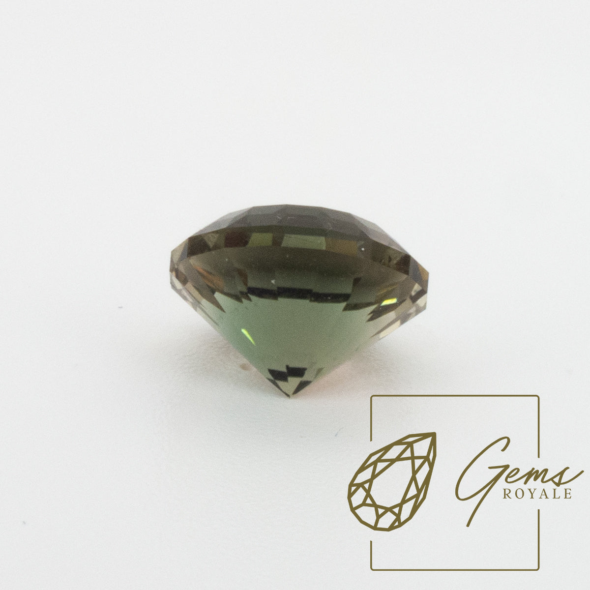 Round cut green Sunstone 3.37 ct