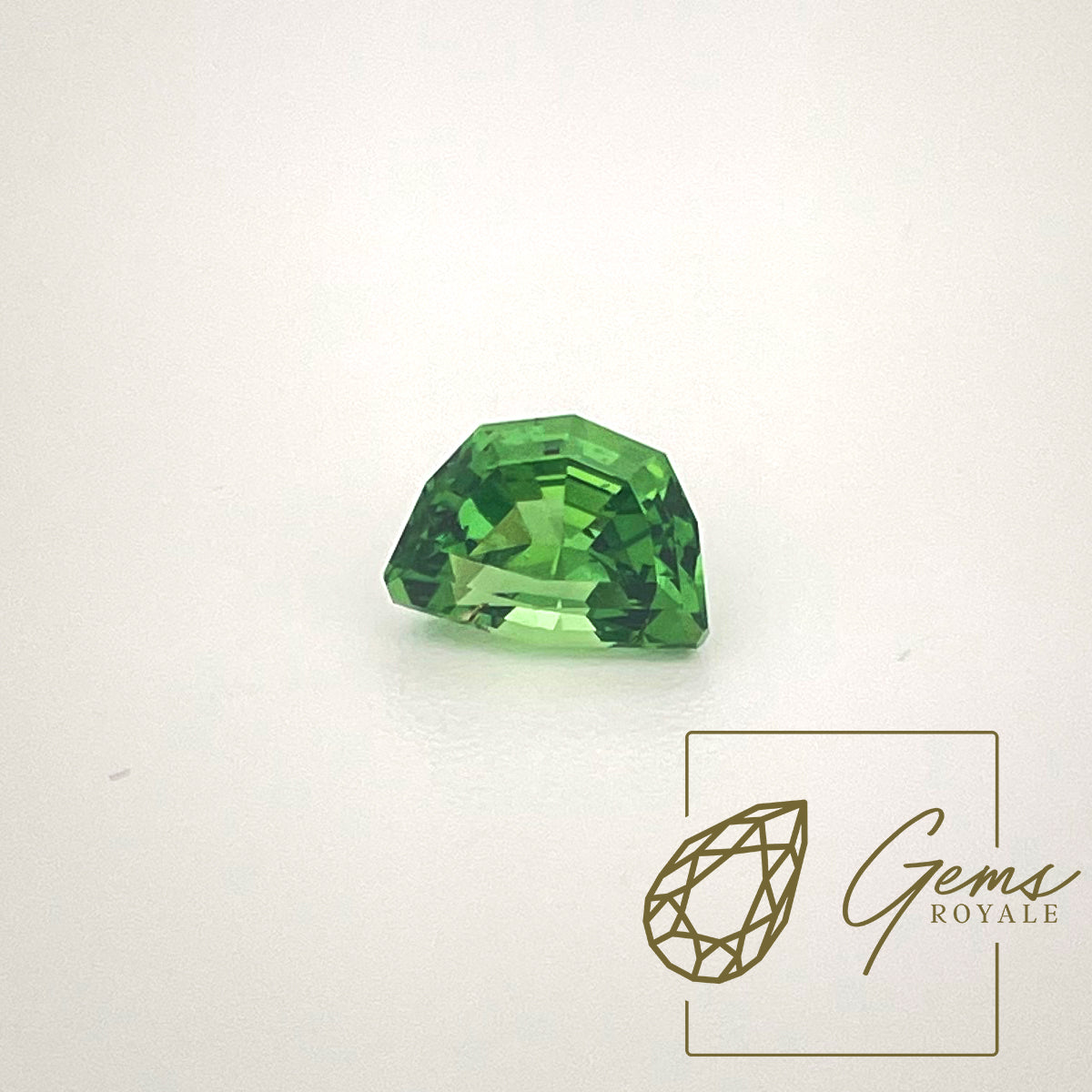 Shield cut Tsavorite garnet 1.49 ct