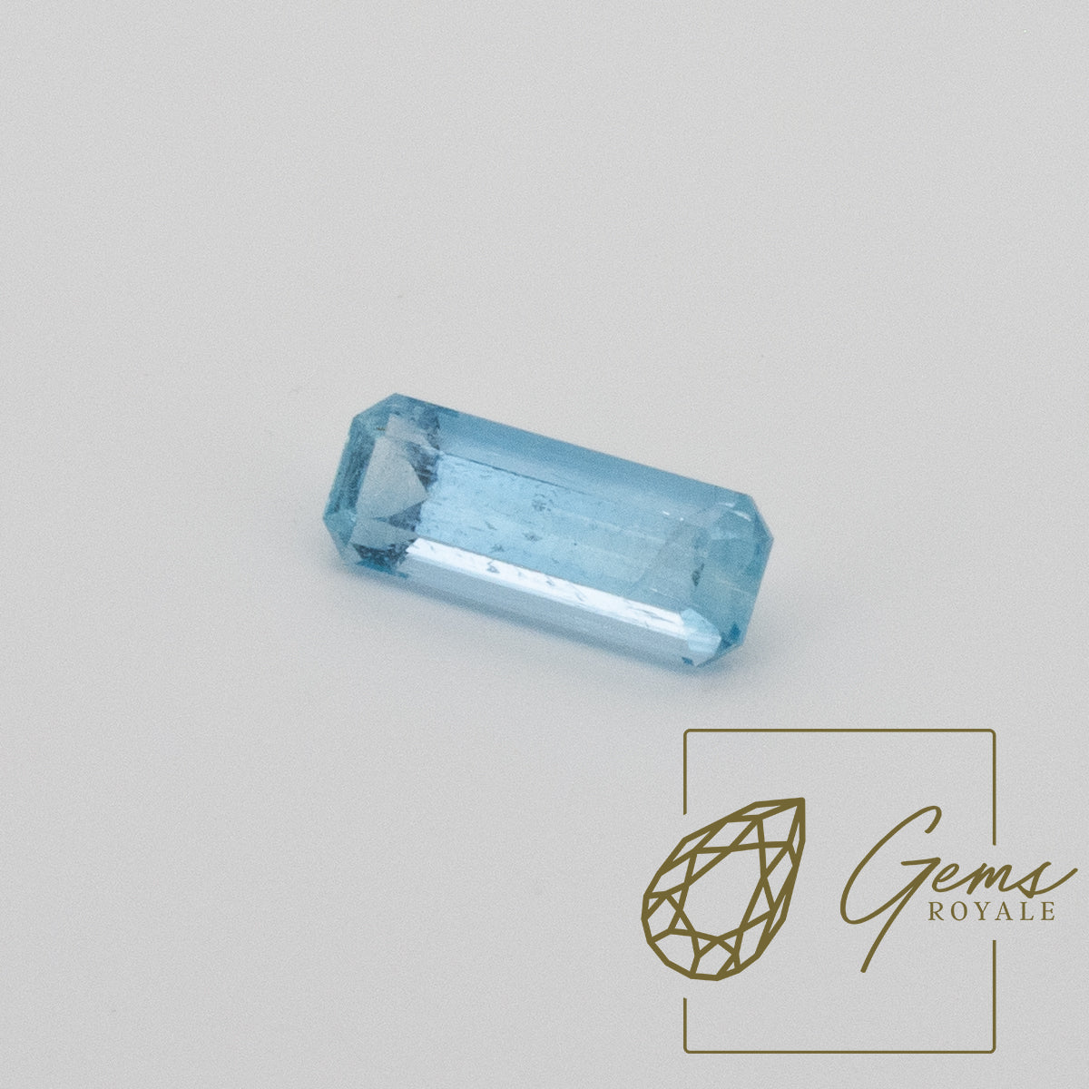 Emerald cut Aquamarine 1.63 ct