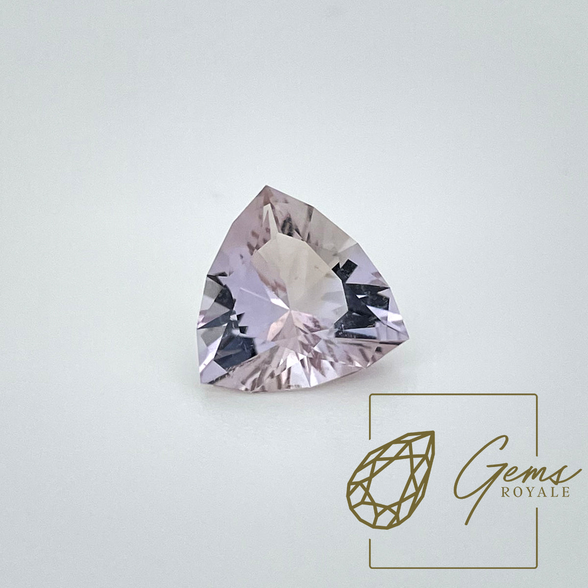 Trillion cut Amethyst, 3.93 carats