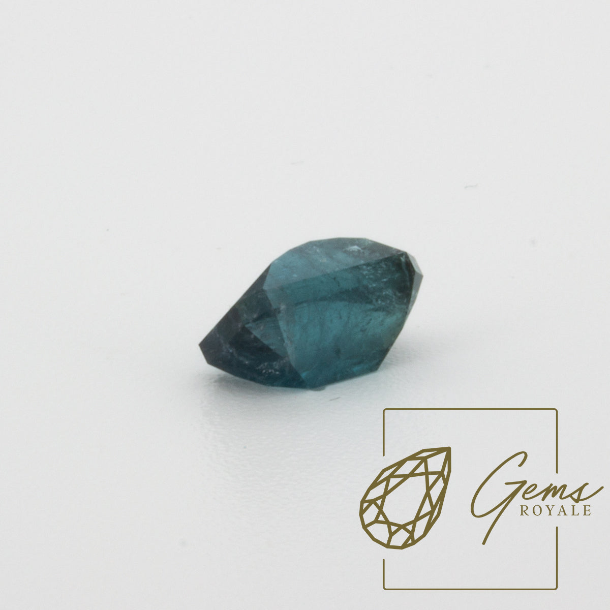 Pixel cut indicolite Tourmaline 1.55 ct