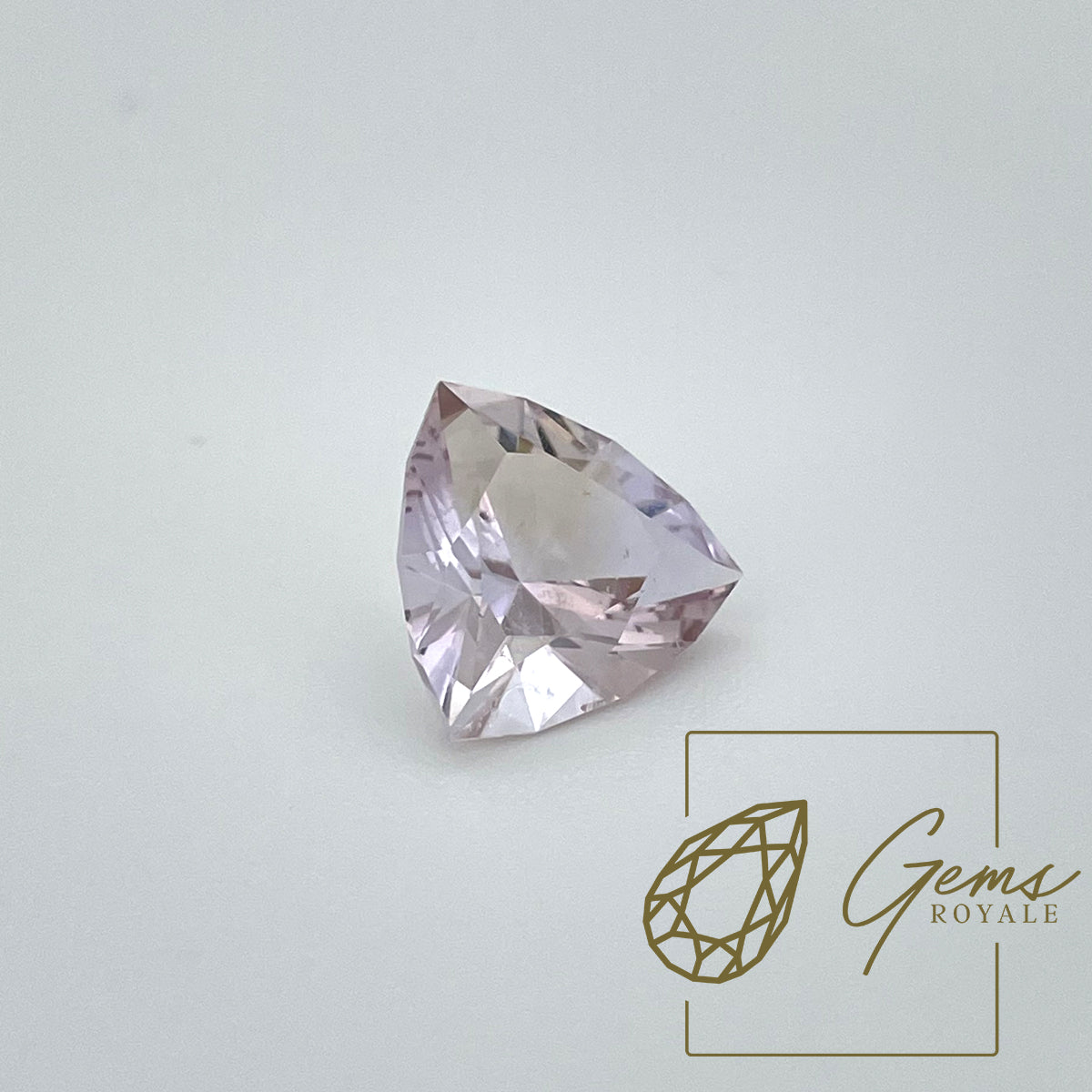 Trillion cut Amethyst, 3.93 carats