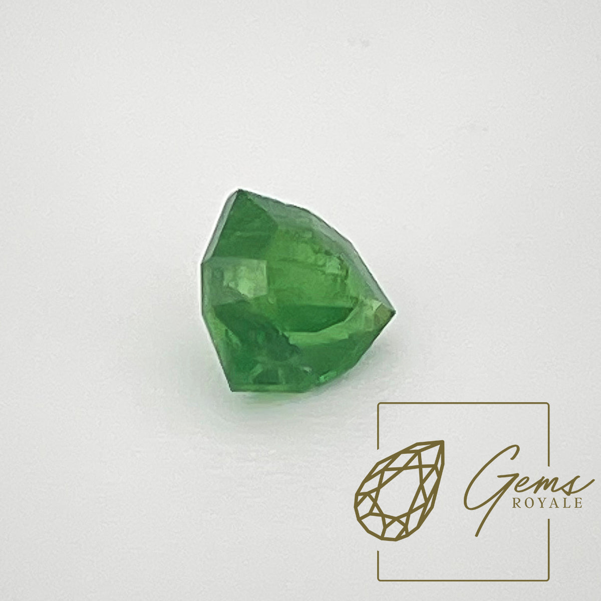 Trillion cut Tsavorite garnet 0.59 ct