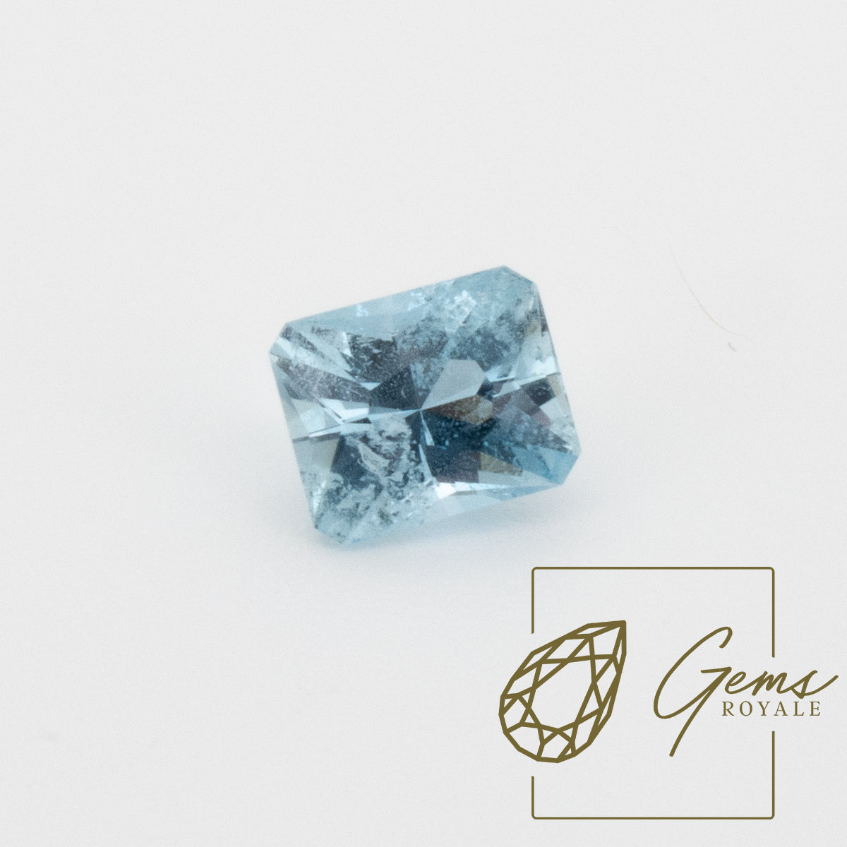 Chevron cut Aquamarine 1.14 ct