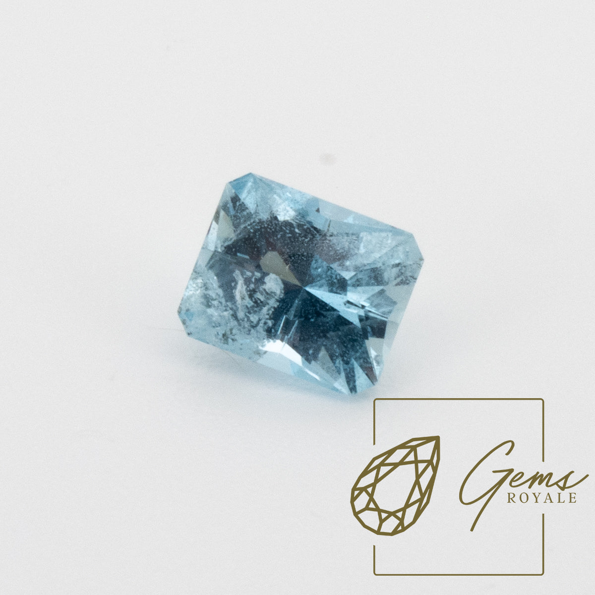 Chevron cut Aquamarine 1.14 ct