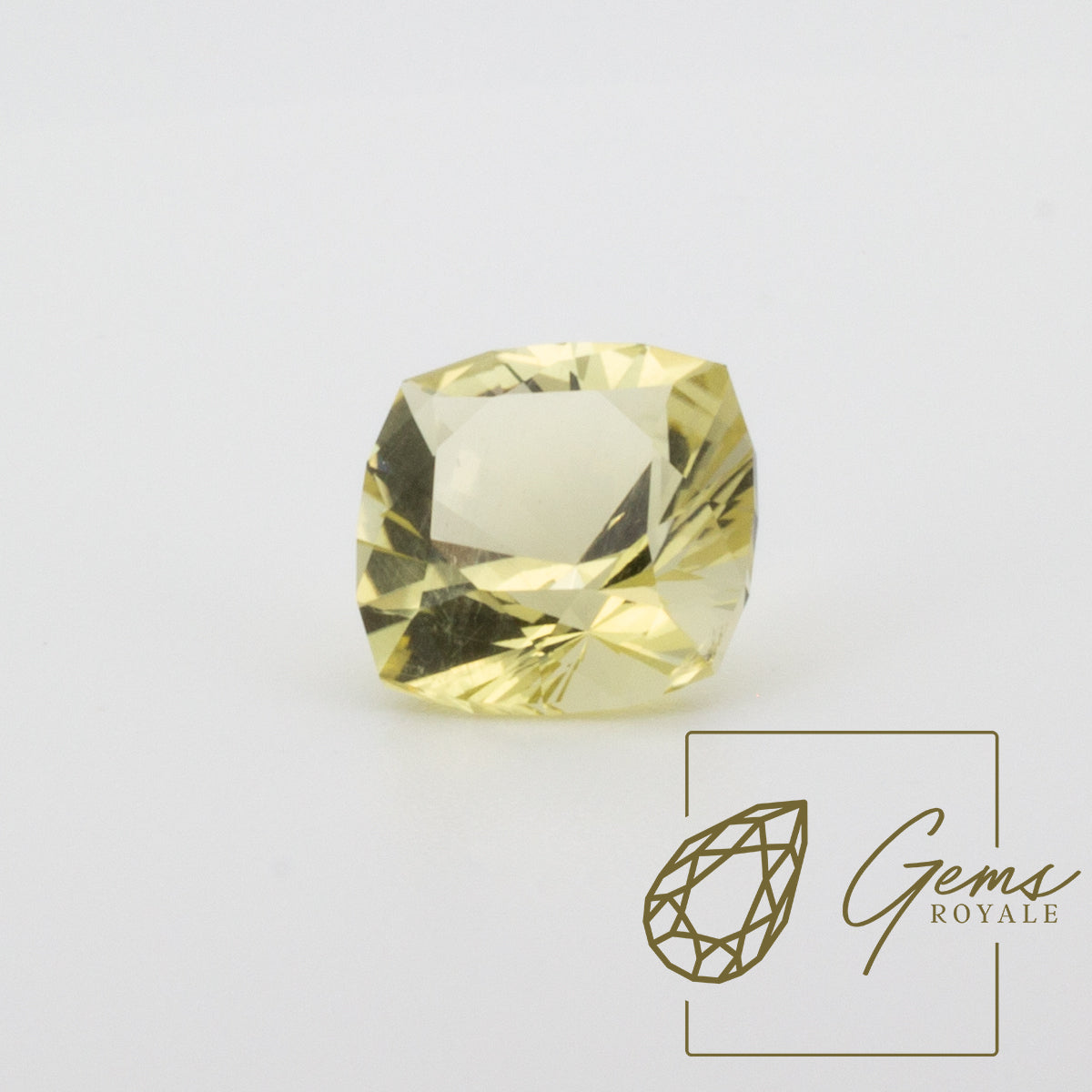 Square cut Citrine 5.56 ct