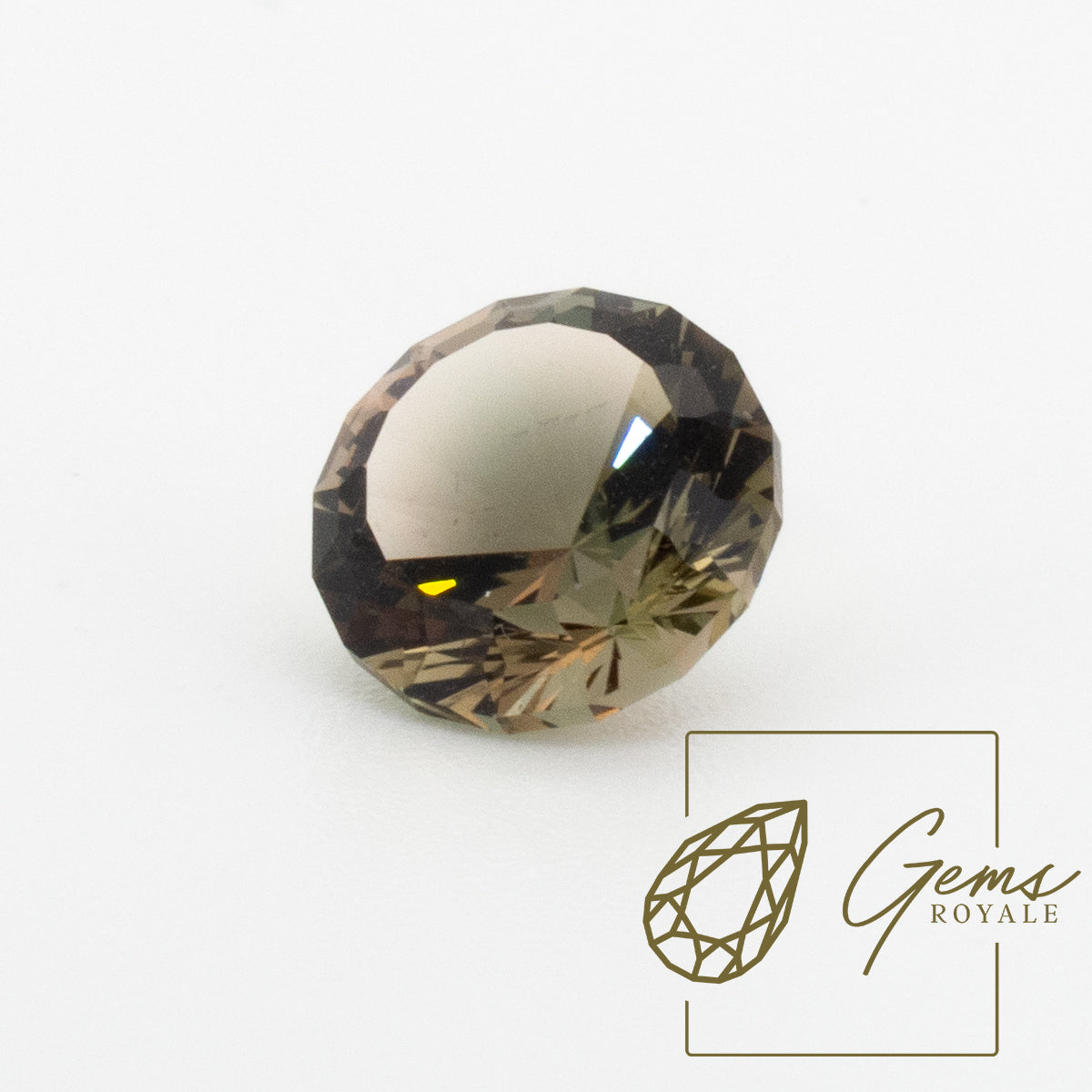 Round cut green Sunstone 3.37 ct