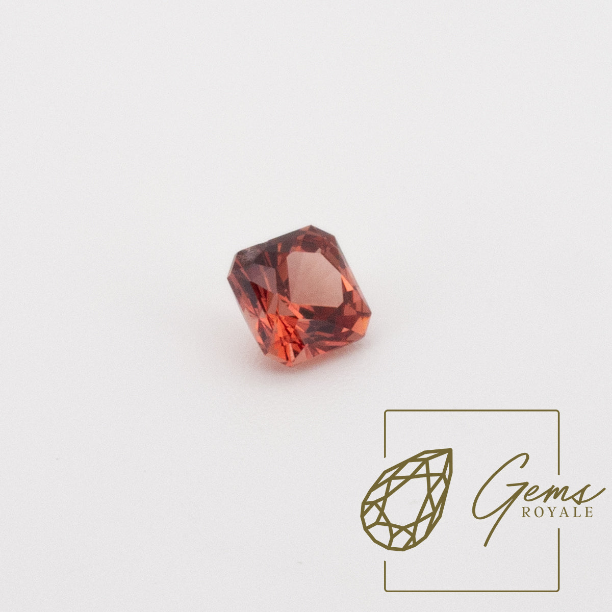 Chevron cut Spessartine Garnet, 1.1 ct