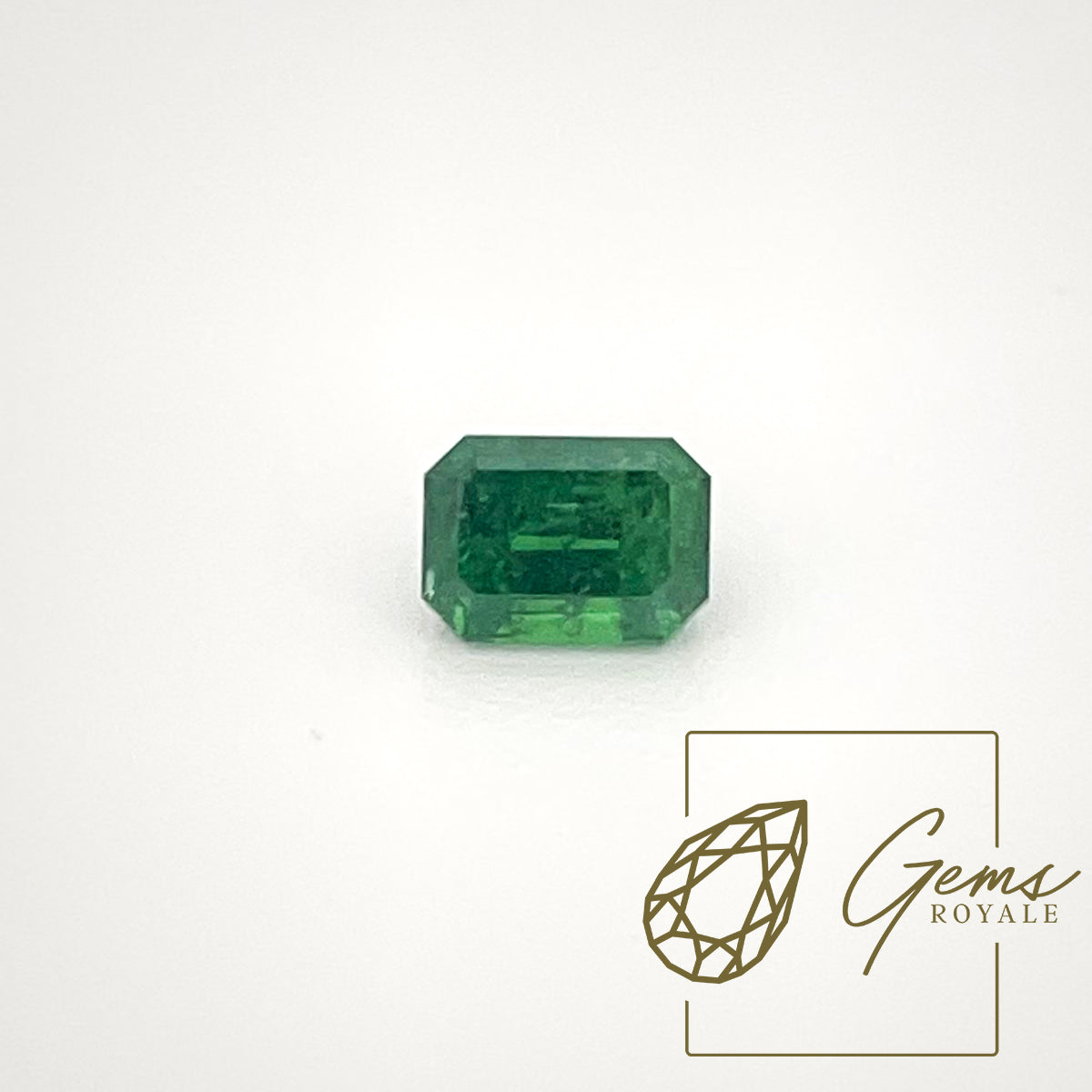 Emerald cut Tsavorite Garnet 0.74 ct