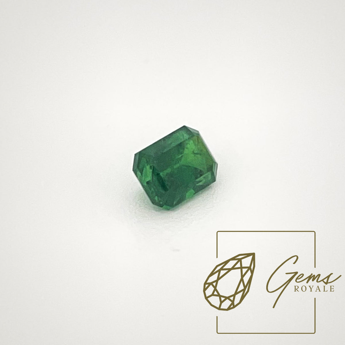 Emerald cut Tsavorite Garnet 0.74 ct