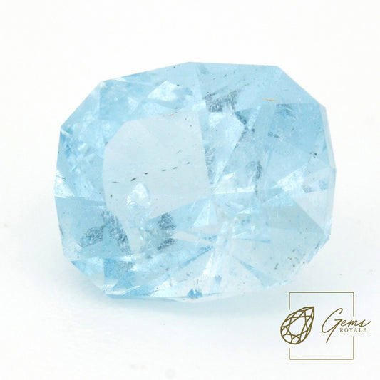 Cushion cut Aquamarine, 2.87 carats