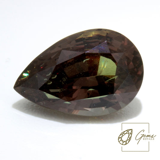 Pear cut Garnet 2.4 Ct