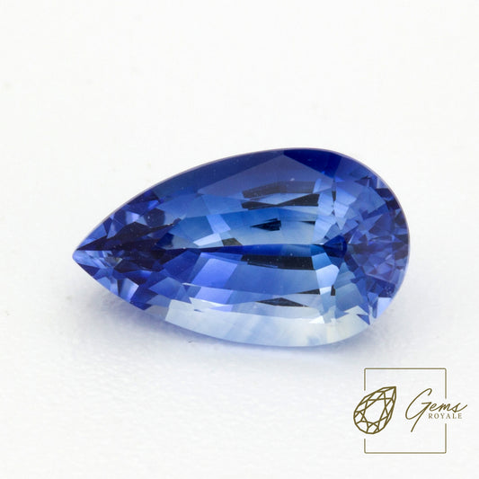 Pear shape Sapphire, 1.29 ct