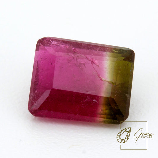 Emerald cut Tourmaline 1.21 Ct