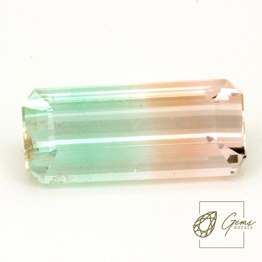 Emerald cut Tourmaline 5.76 Ct