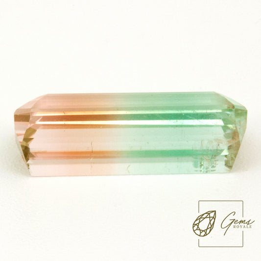 Emerald cut Tourmaline 5.76 Ct