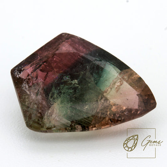 Shield cut Tourmaline 6.25 Ct
