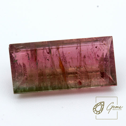 Emerald cut Tourmaline 9.41 Ct