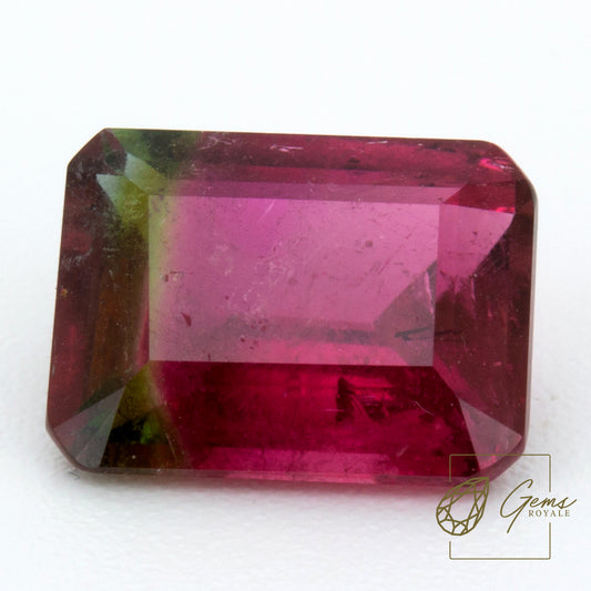 Emerald cut Tourmaline 3.02 Ct