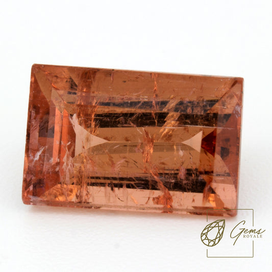 Emerald cut Tourmaline 5.33 Ct