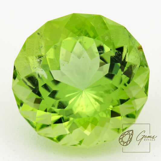 Portuguese cut Peridot 8.12 Ct
