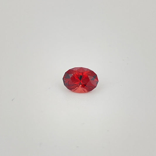 Brilliant cut Malaya Garnet, 1.13 ct