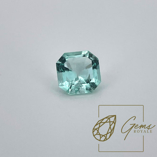 Emerald cut, Colombian Emerald, 0.81 ct