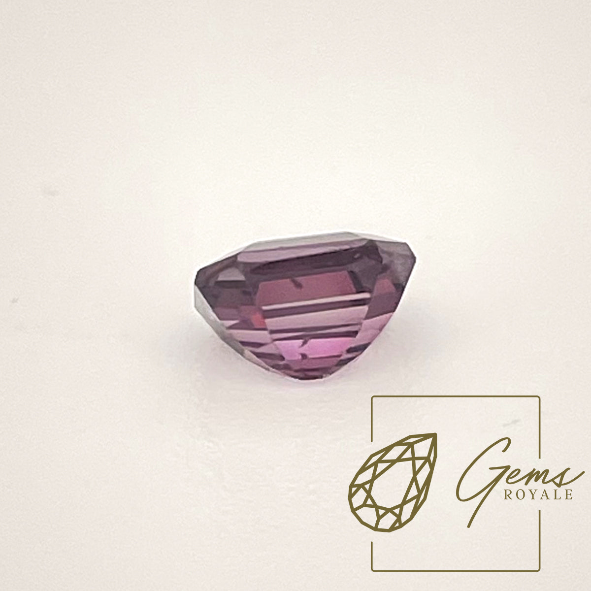 Emerald cut purple Spinel, 1.23 ct