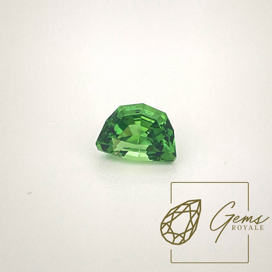 Shield cut Tsavorite garnet 1.49 ct