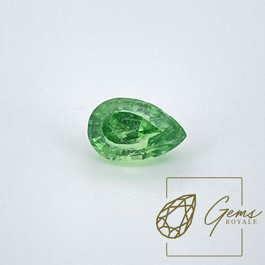 Pear cut Tsavorite garnet 1.34 ct