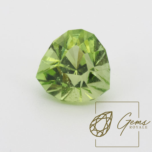 Shield cut Peridot 5.33 ct