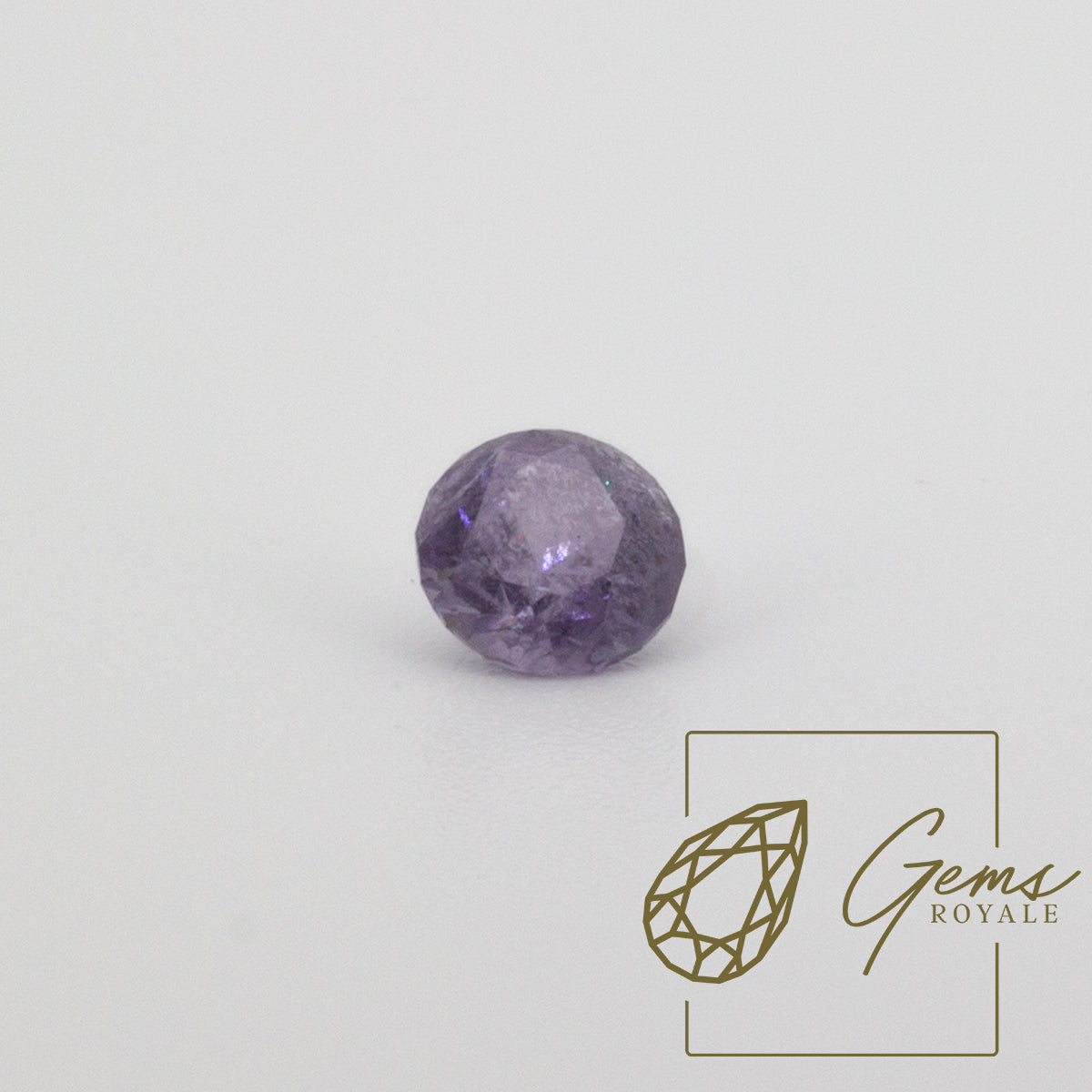 Round cut purple Spinel, 0.85 ct