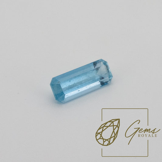 Emerald cut Aquamarine 1.63 ct