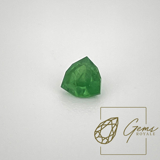 Trillion cut Tsavorite garnet 0.59 ct